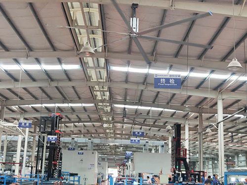 工业大风扇降温案例